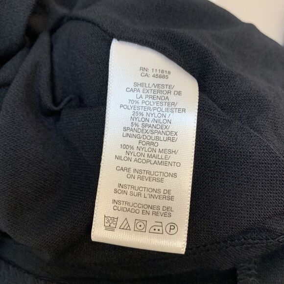 Michael Kors Black/Ivory Trim Sleeveless Colorblock Midi Shift Dress Sz XS/XP - Picture 5 of 5